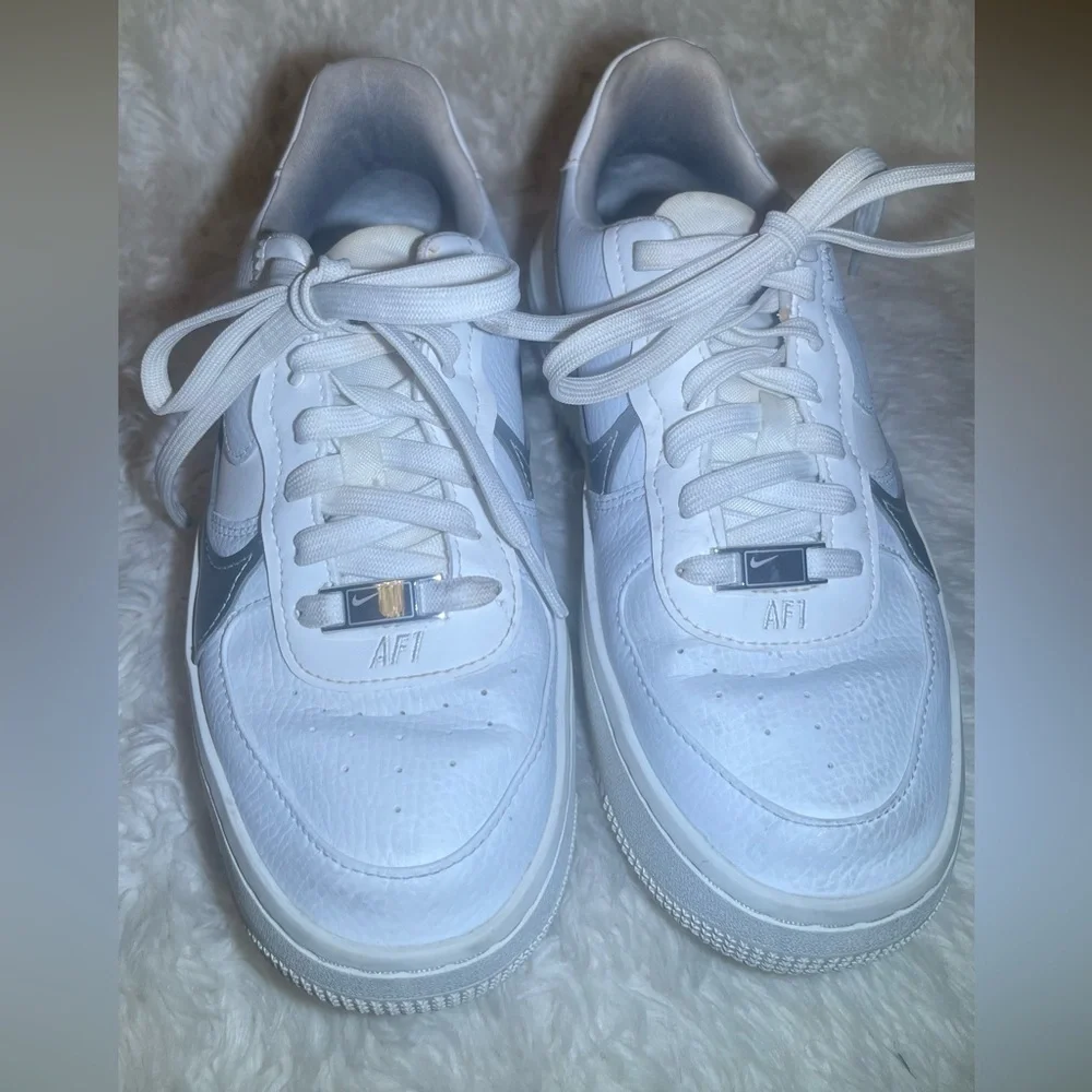 Nike Air Force women’s  White and Gray Sneakers size 6.5